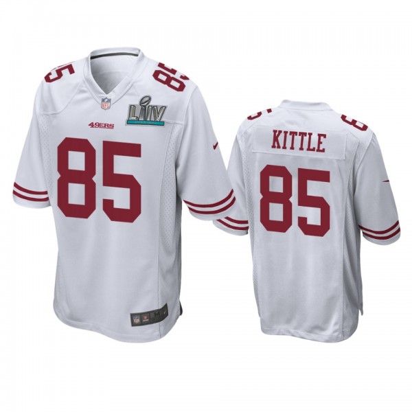 San Francisco 49ers George Kittle White Super Bowl...