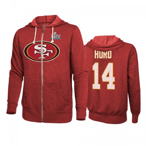 San Francisco 49ers Jalen Hurd Scarlet Super Bowl ...