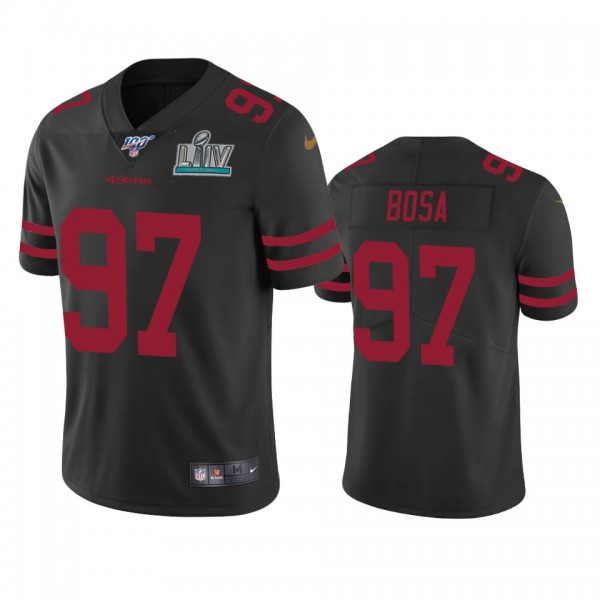 San Francisco 49ers Nick Bosa Black Super Bowl LIV...