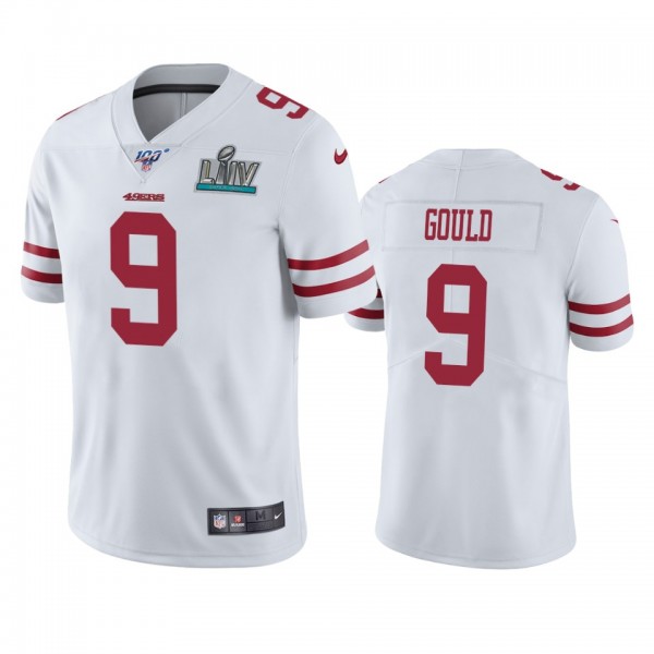 San Francisco 49ers Robbie Gould White Super Bowl ...
