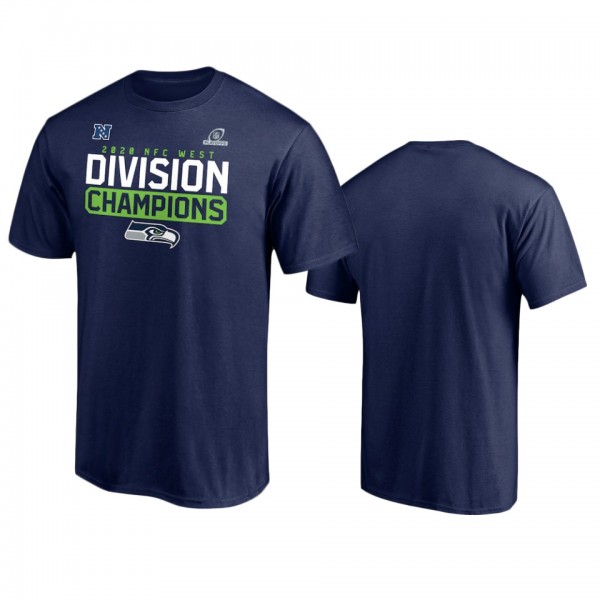 Seattle Seahawks Navy 2020 NFC West Division Champ...