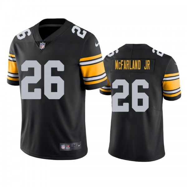 Pittsburgh Steelers Anthony McFarland Jr. Black Alternate Vapor Limited Jersey