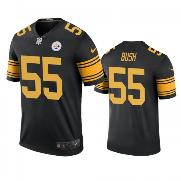 Pittsburgh Steelers Devin Bush Black 2019 NFL Draf...