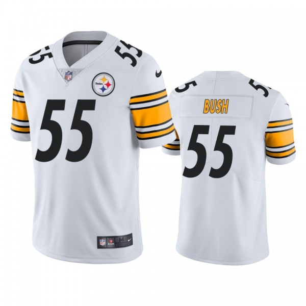 Pittsburgh Steelers Devin Bush White 2019 NFL Draft Vapor Limited Jersey