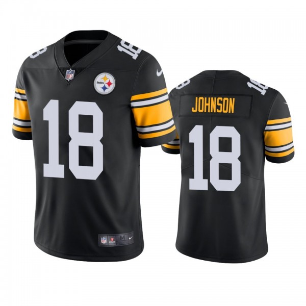 Pittsburgh Steelers Diontae Johnson Black 2019 NFL...