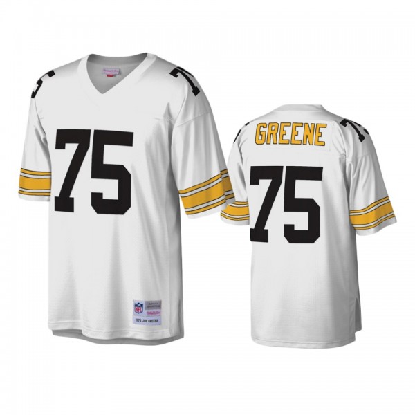 Pittsburgh Steelers Joe Greene White Legacy Replic...