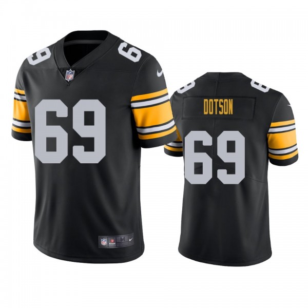 Pittsburgh Steelers Kevin Dotson Black Alternate V...