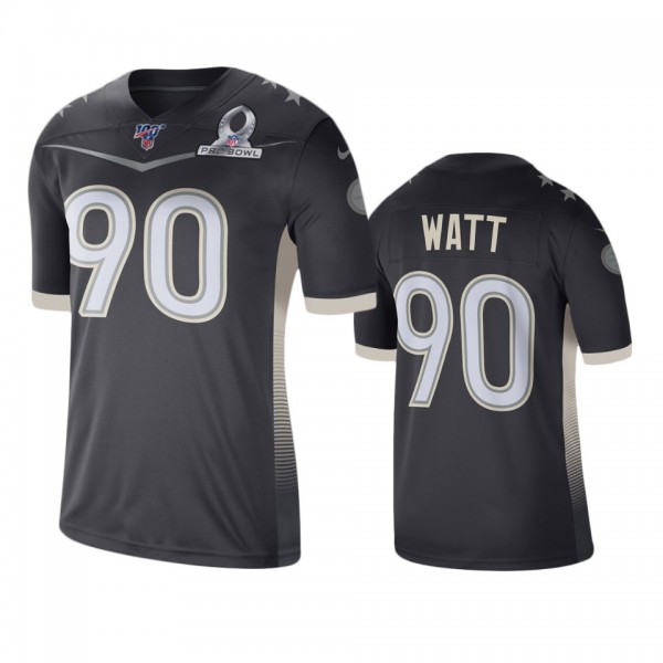 Pittsburgh Steelers T.J. Watt Anthracite AFC 2020 Pro Bowl Game Jersey