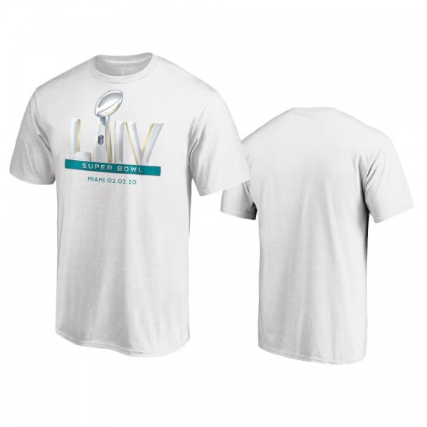 Men's Super Bowl LIV White Miami T-Shirt