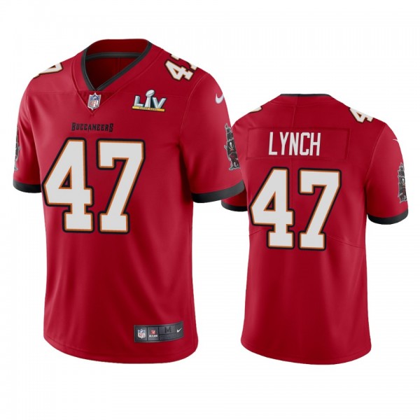 Tampa Bay Buccaneers John Lynch Red Super Bowl LV ...