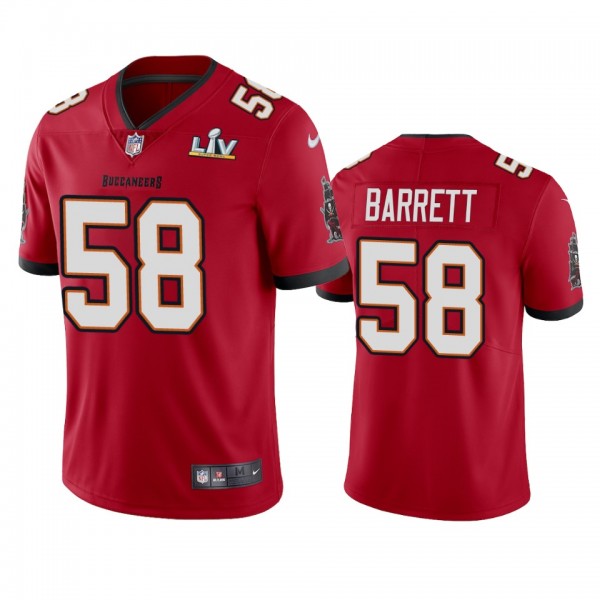 Tampa Bay Buccaneers Shaquil Barrett Red Super Bow...