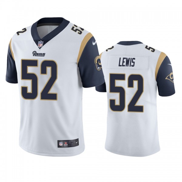 Los Angeles Rams Terrell Lewis White Vapor Limited...