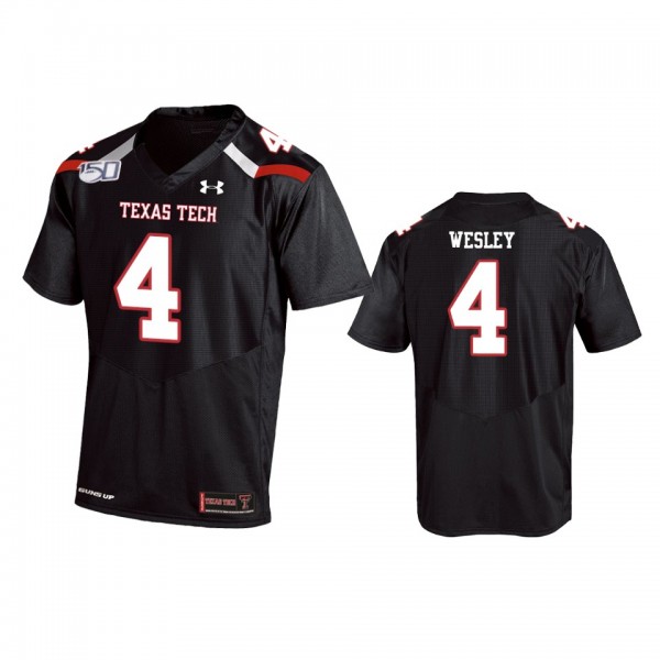 Texas Tech Red Raiders Antoine Wesley Black Colleg...