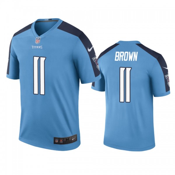 Tennessee Titans A.J. Brown Light Blue 2019 NFL Dr...