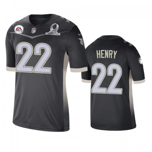Tennessee Titans Derrick Henry Anthracite 2021 AFC...