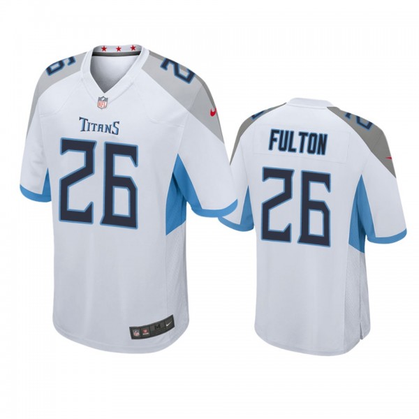 Tennessee Titans Kristian Fulton White 2020 NFL Dr...