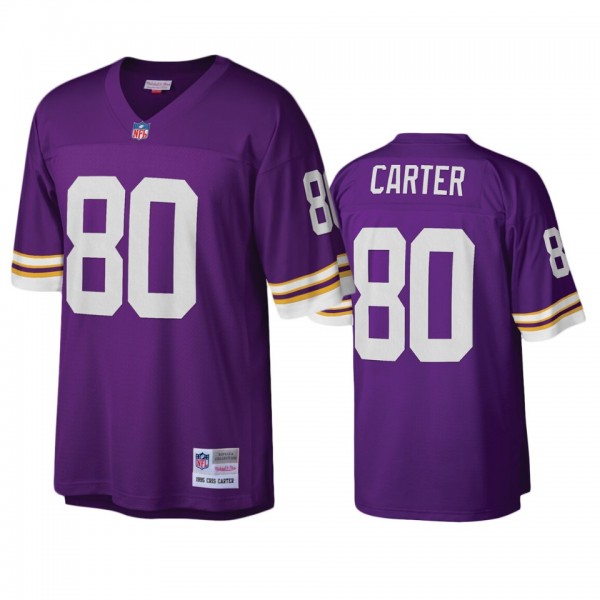 Minnesota Vikings Cris Carter Purple Legacy Replic...