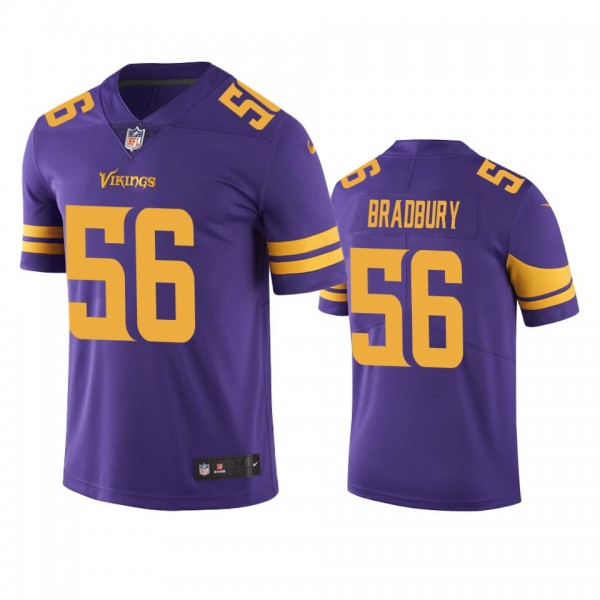 Minnesota Vikings Garrett Bradbury Purple Color Rush Limited Jersey