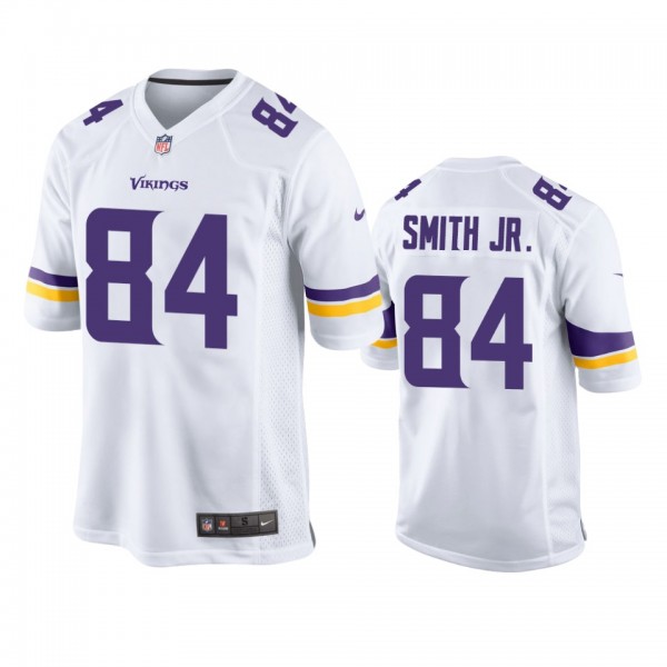 Minnesota Vikings Irv Smith Jr. White 2019 NFL Draft Game Jersey
