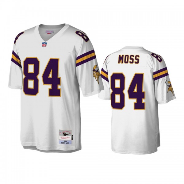 Minnesota Vikings Randy Moss White Legacy Replica ...
