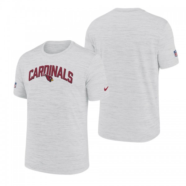 Men's Arizona Cardinals Nike White Velocity Athletic Stack Performance T-Shirt