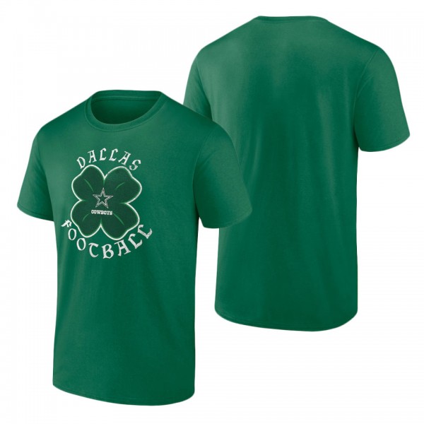 Men's Dallas Cowboys Fanatics Branded Kelly Green St. Patrick's Day Celtic T-Shirt