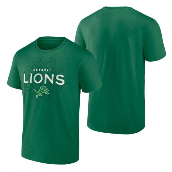 Men's Detroit Lions Fanatics Branded Kelly Green Celtic Knot T-Shirt