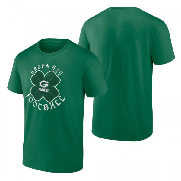 Men's Green Bay Packers Fanatics Branded Kelly Green St. Patrick's Day Celtic T-Shirt