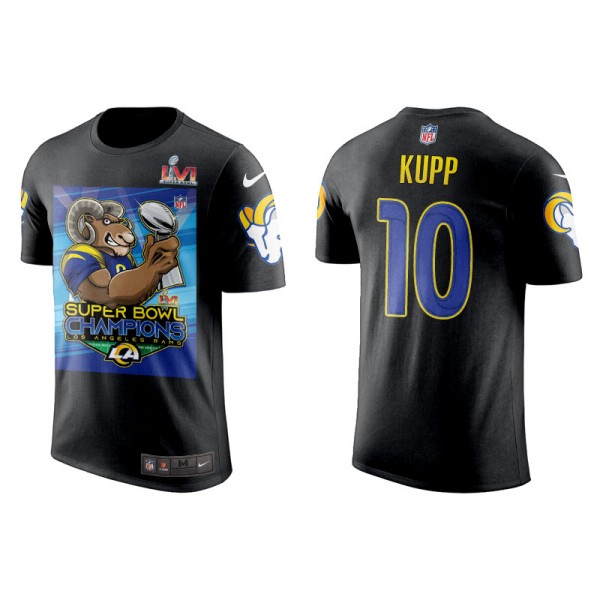 Men's Cooper Kupp Los Angeles Rams Black Super Bow...