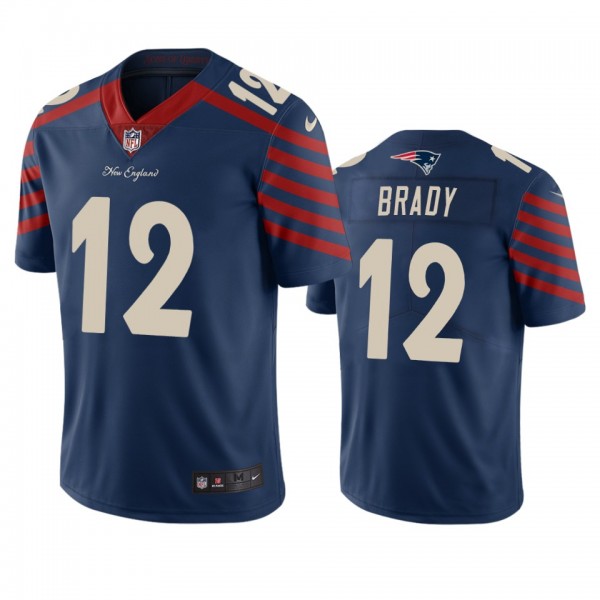 New England Patriots Tom Brady Navy Nike City Edit...
