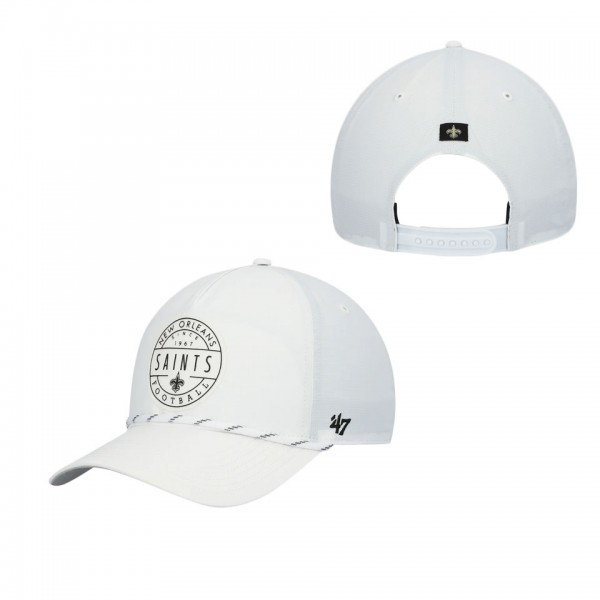 Men's New Orleans Saints '47 White Surburbia Captain Snapback Hat