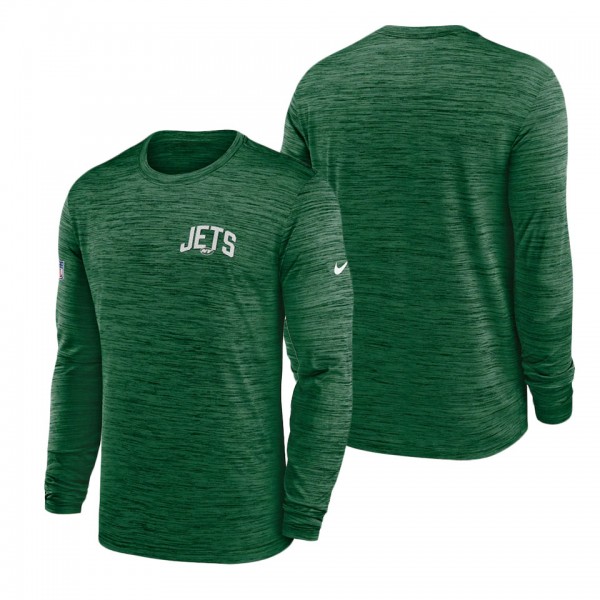 Men's New York Jets Nike Green Velocity Athletic S...