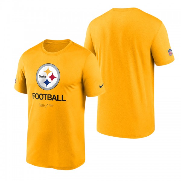 Men's Pittsburgh Steelers Nike Gold Infographic Pe...