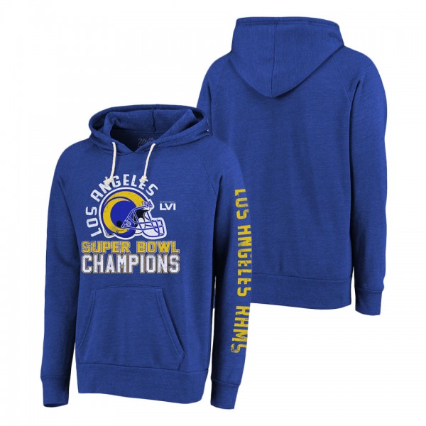 Men's Los Angeles Rams Majestic Threads Royal Supe...