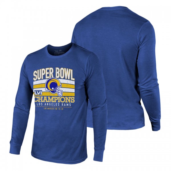 Men's Los Angeles Rams Majestic Threads Royal Supe...