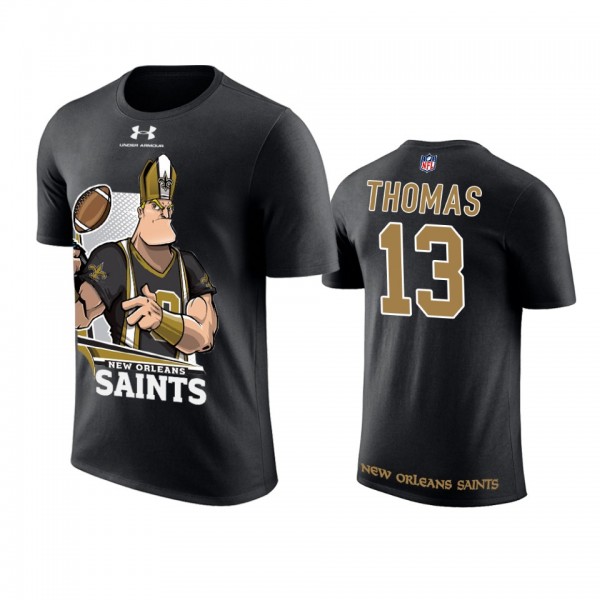 New Orleans Saints Michael Thomas Black Cartoon An...