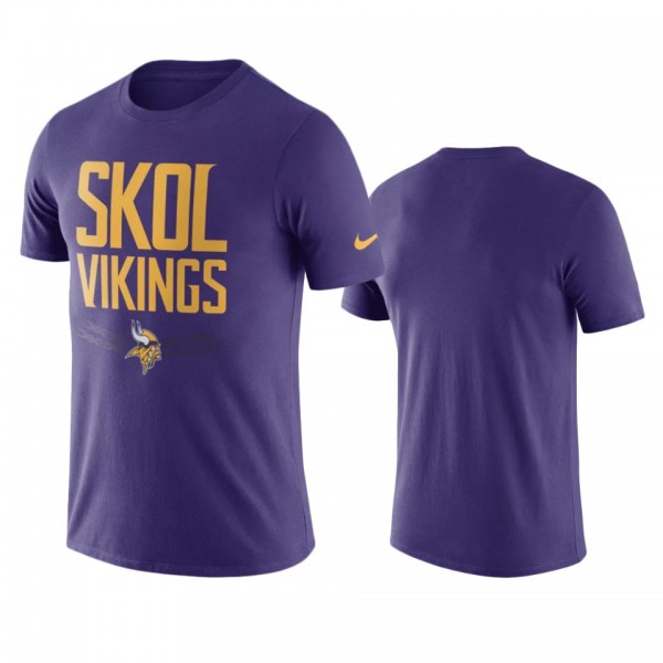 Men Minnesota Vikings Purple Skol Vikings NFL Coll...