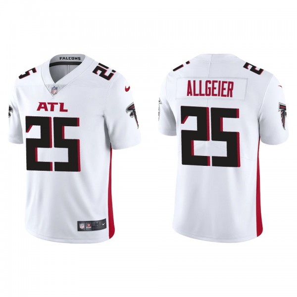 Men's Atlanta Falcons Tyler Allgeier White Vapor L...