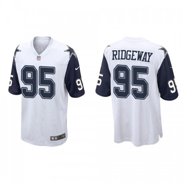 Men's Dallas Cowboys John Ridgeway White Alternate Game Jersey
