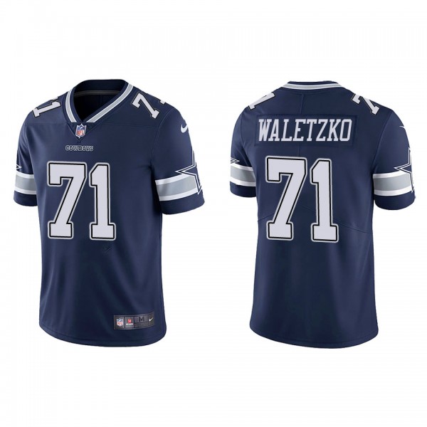 Men's Dallas Cowboys Matt Waletzko Navy Vapor Limi...
