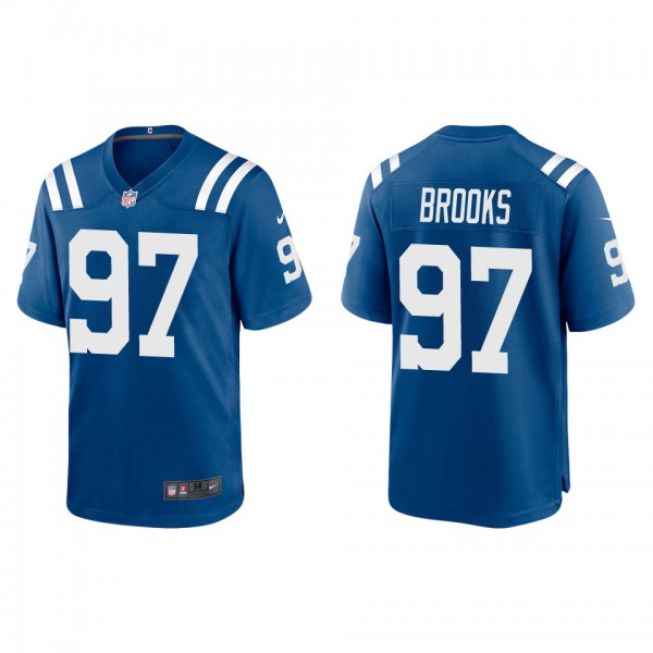Men's Indianapolis Colts Curtis Brooks Royal Game Jersey