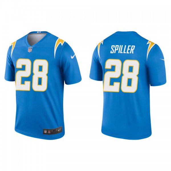Men's Los Angeles Chargers Isaiah Spiller Powder B...