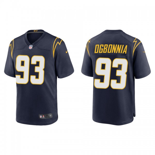 Men's Los Angeles Chargers Otito Ogbonnia Navy Alternate Game Jersey