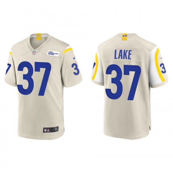 Men's Los Angeles Rams Quentin Lake Bone Game Jers...