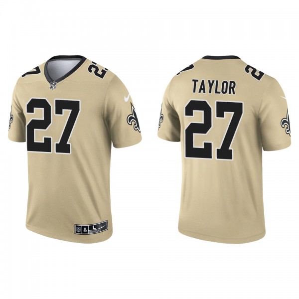 Men's New Orleans Saints Alontae Taylor Gold Inver...