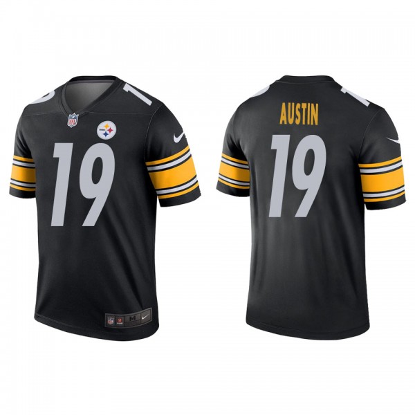 Men's Pittsburgh Steelers Calvin Austin Black Legend Jersey