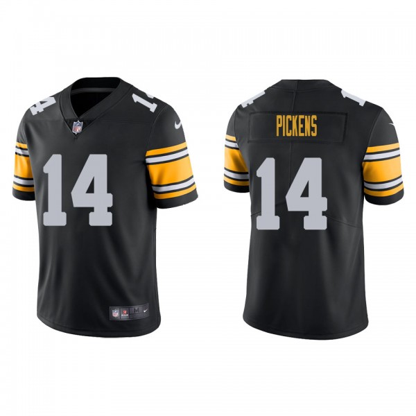 Men's Pittsburgh Steelers George Pickens Black Alternate Vapor Limited Jersey