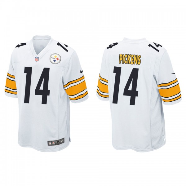 Men's Pittsburgh Steelers George Pickens White Game Jersey