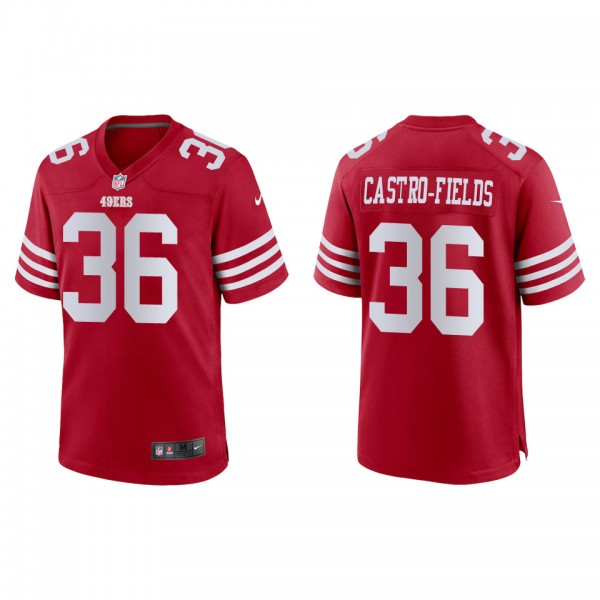 Men's San Francisco 49ers Tariq Castro-Fields Scar...
