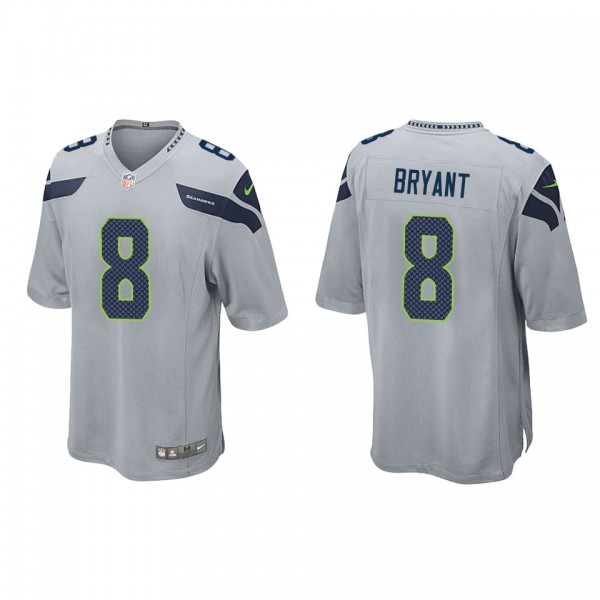 Men's Seattle Seahawks Coby Bryant Gray Game Jerse...